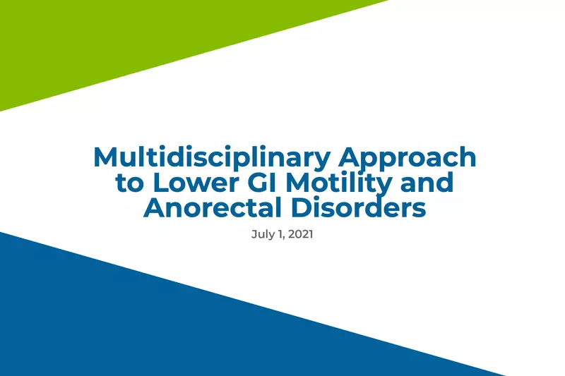 Lower GI motility thumbnail