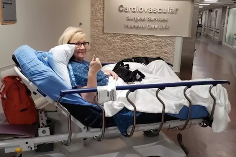 Thumbs up from the patient.