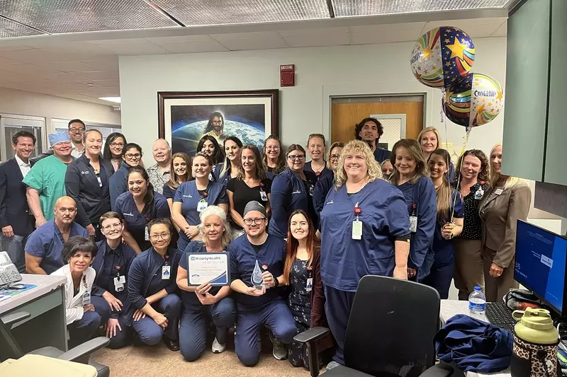 AdventHealth North Pinellas Team receives Hicuity Award