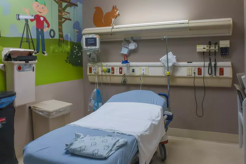 One of AdventHealth's Pediatric hospital rooms