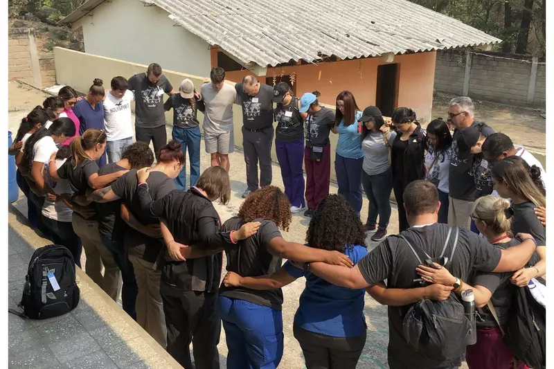 Group Prayer with Honduras