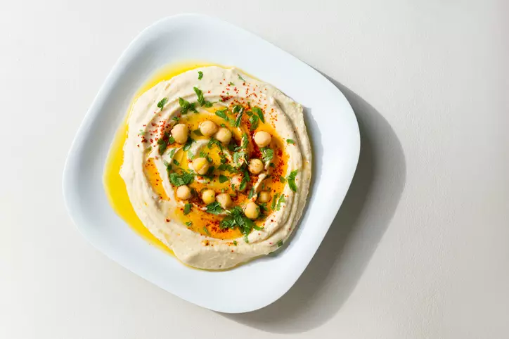 Layered Mediterranean Hummus Dip