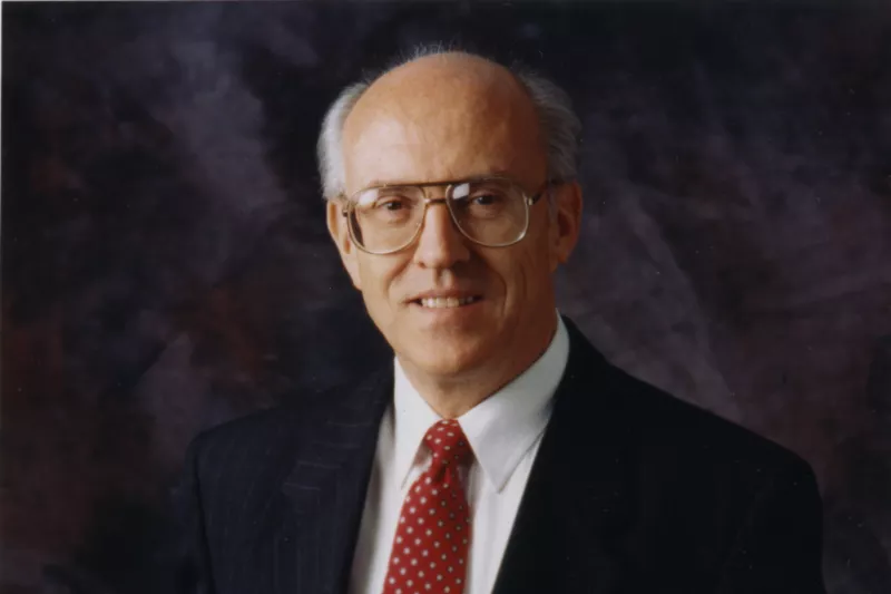 Portait of Mardian J. Blair, a former CEO of Adventist Health System, which is now AdventHealth.