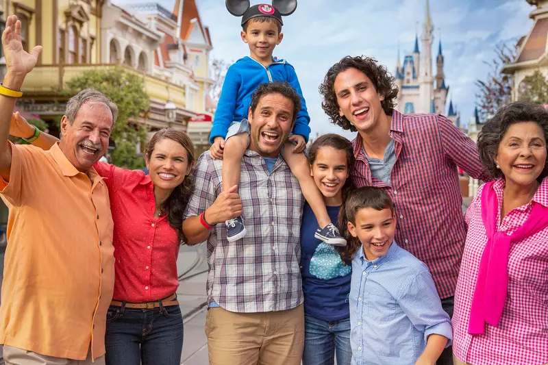 Multigenerational Family at Disney