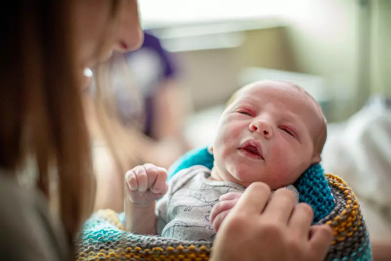 Babies in this Hospital are Wearing Tiny Face Shields - Motherly