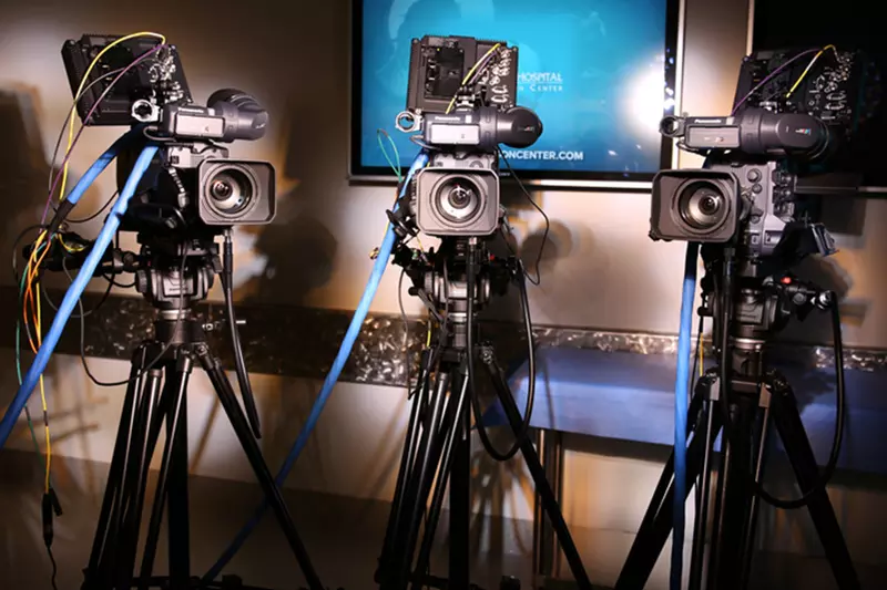 Camera equipment used by Nicholson Center Digital Services.