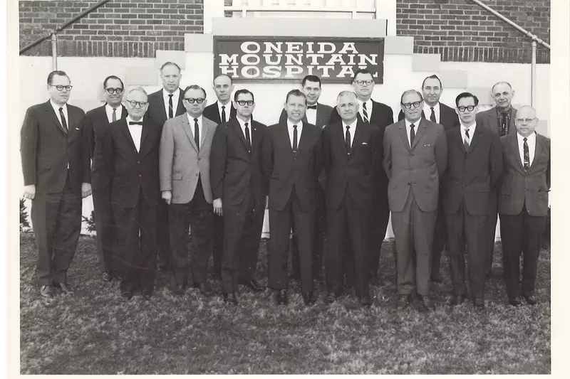 Oneida Mt Hospital , Hospital Board, 1965 A