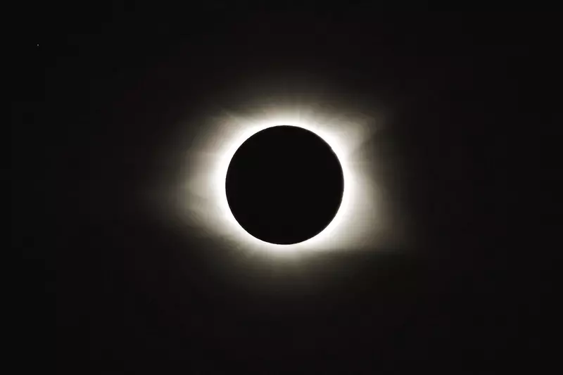 A Solar Eclipse in totality.