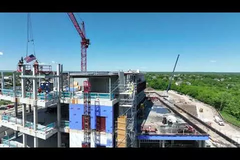 AdventHealth Lenexa City Center Topping Out