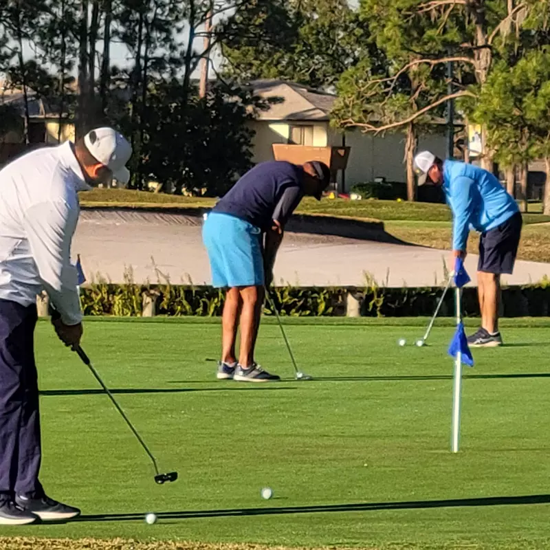 AdventHealth Sebring Celebrity Golf Tournament Putting Practice
