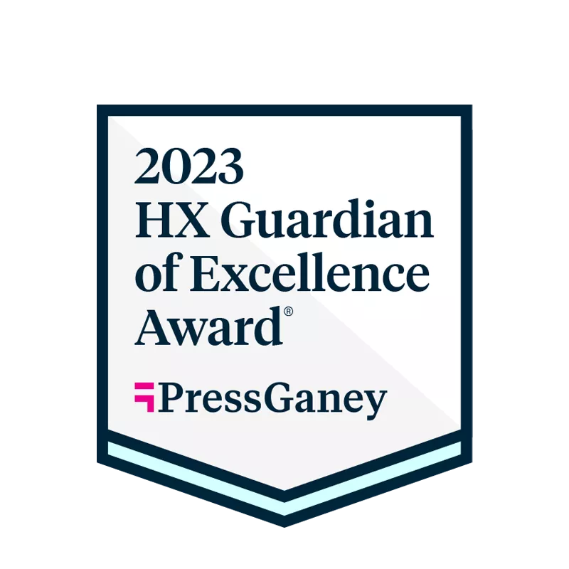 2023 HX Guardian of Excellence award logo