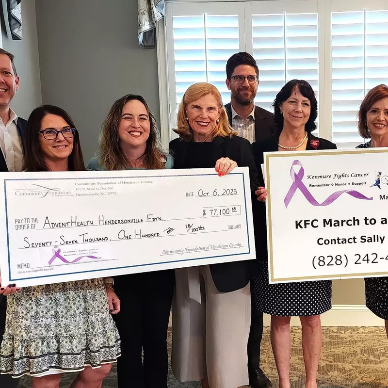 Kenmure Fights Cancer Donation to AdventHealth Hendersonville Marks Milestone Impact on Cancer Care