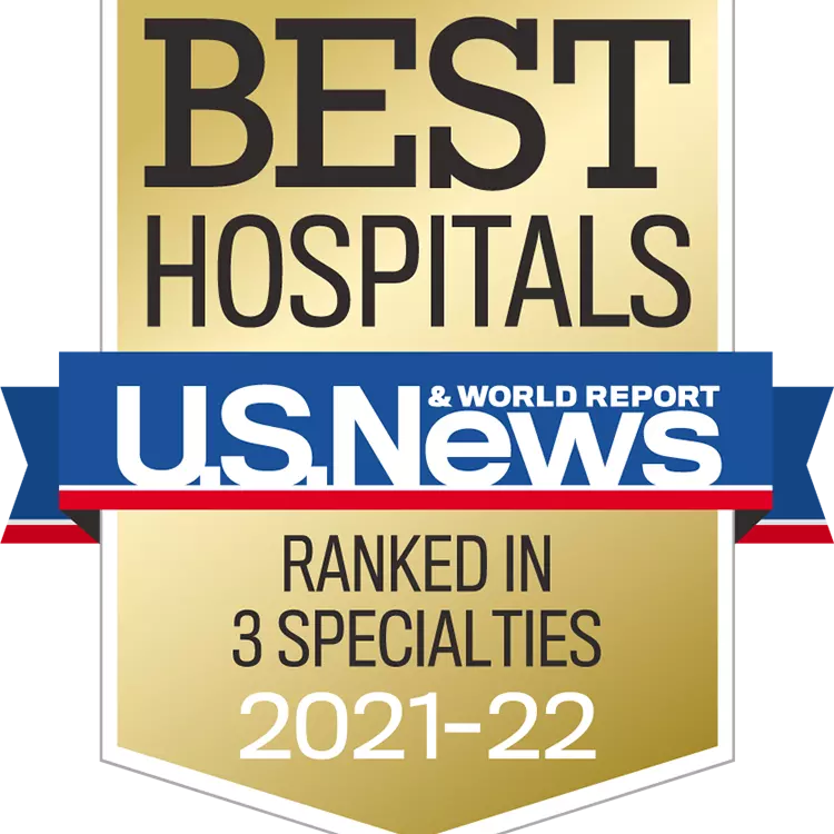 AdventHealth Orlando is recognized as the #1 hospital in Greater Orlando by U.S. News and World Report.