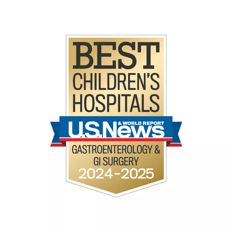 AdventHealth for Children is recognized by U.S. News & World Report as the best children's hospital for Gastroenterology and GI Surgery in Florida.