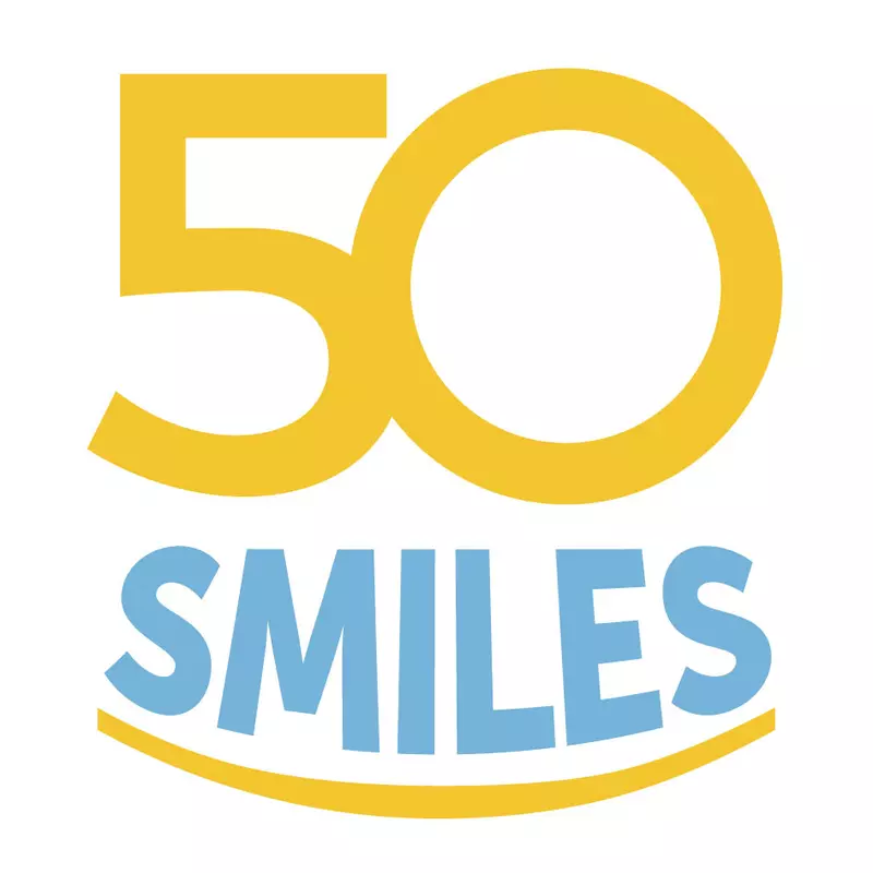 logo for 50 smiles