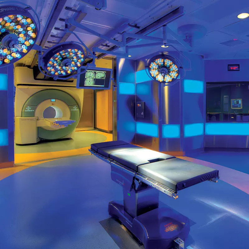 Our InnovatOR Suite which is one of the world’s most technologically advanced operating rooms.