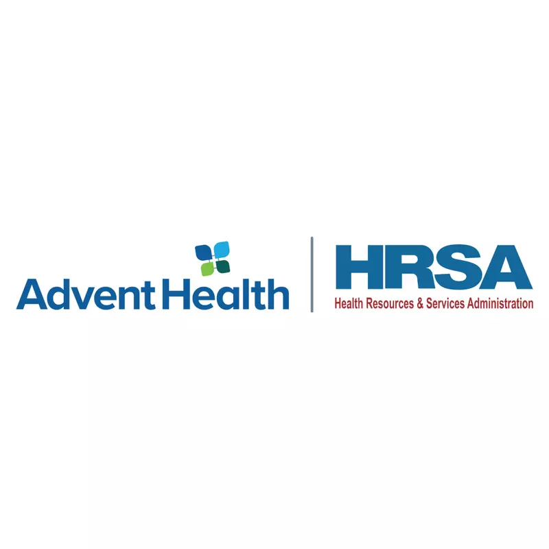 AdventHealth and HRSA logo
