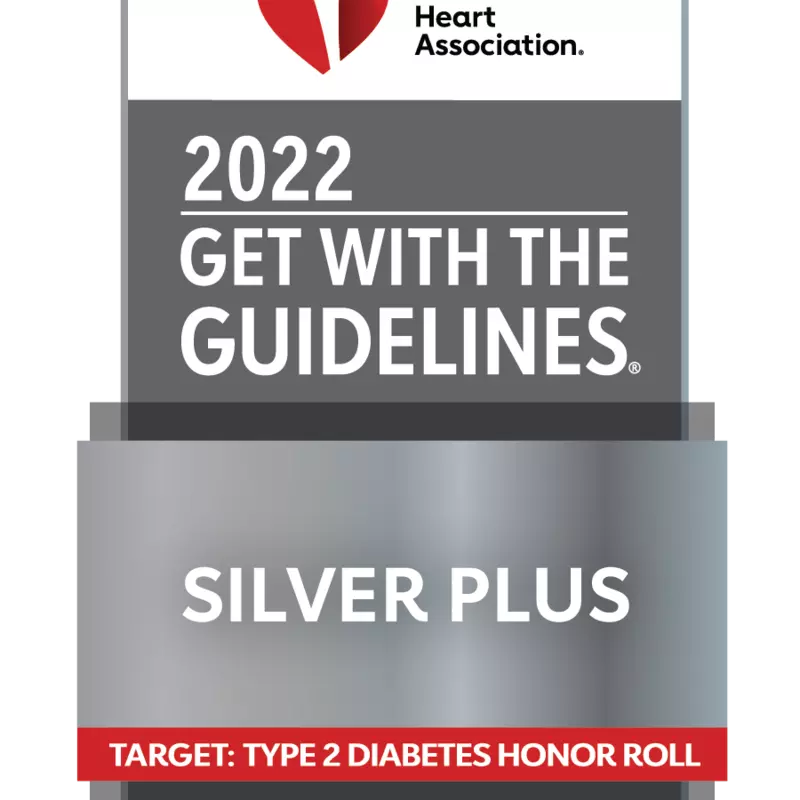 Get with the Guidelines Silver Plus Award Logo