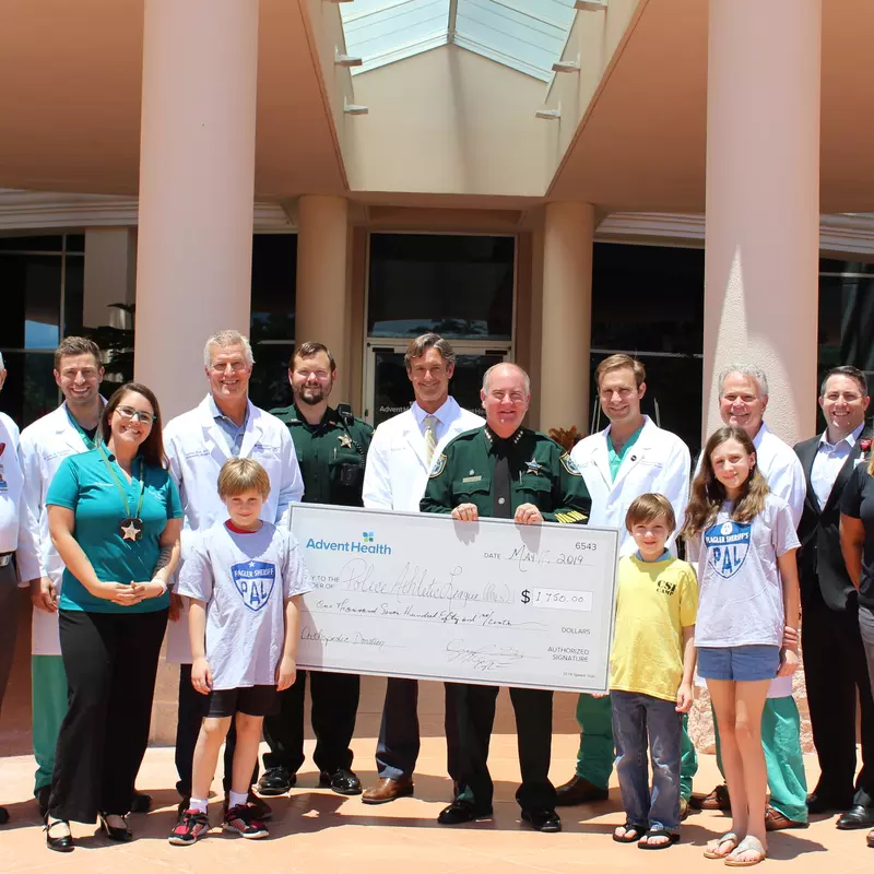 Physicians’ Donation Supports Flagler Sheriff's Police Athletic League