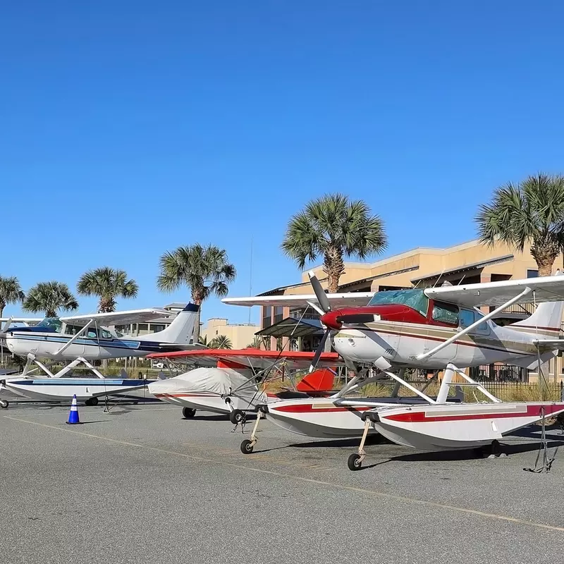 Tavares Boat Planes Sitting on a Boat Ramp