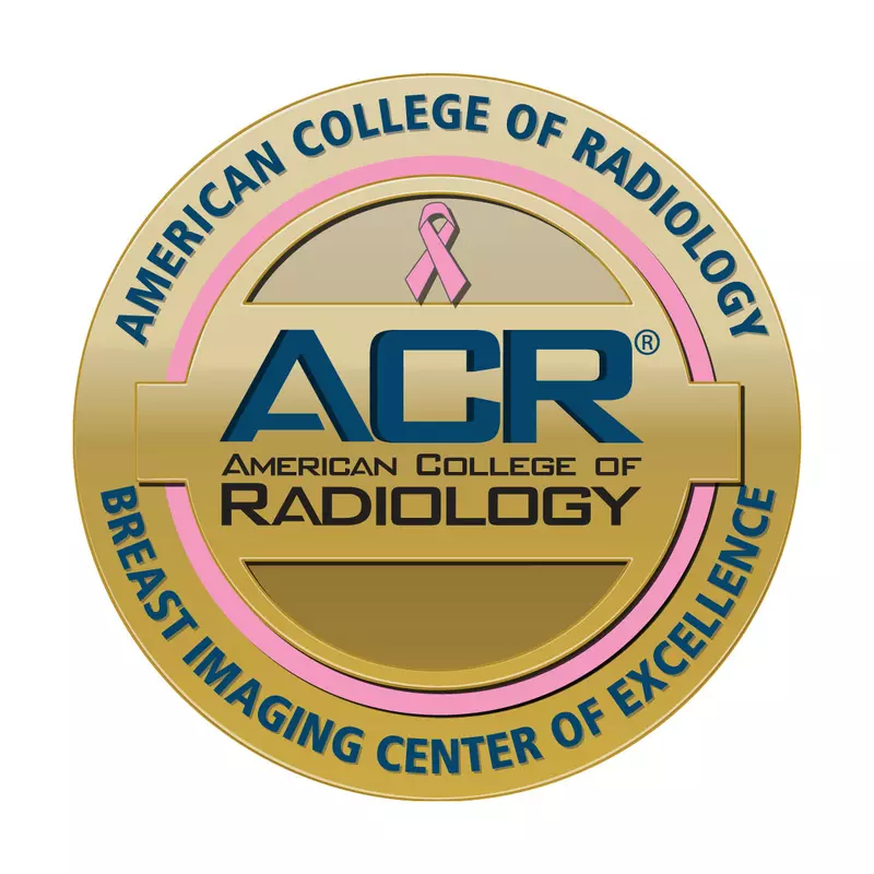 American College of Radiology Breast Imaging Center of Excellence logo.