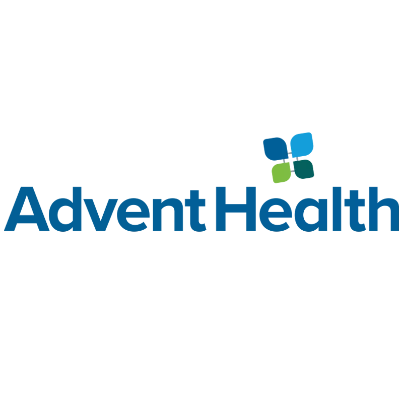 The AdventHealth logo in an 800 x 800 square
