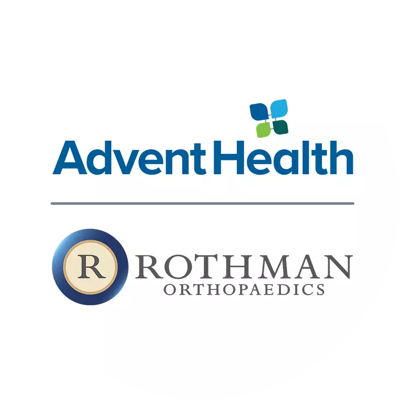 AdventHealth and Rothman Orthopaedics logos
