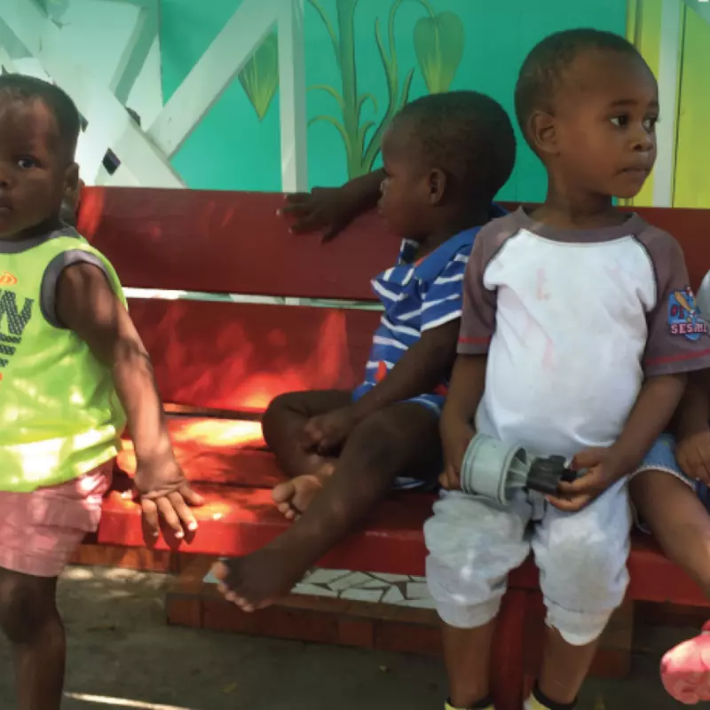 Children in Haiti 