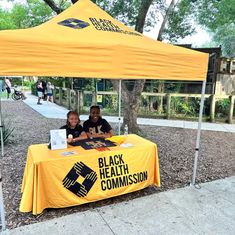 Black Health Commission Booth