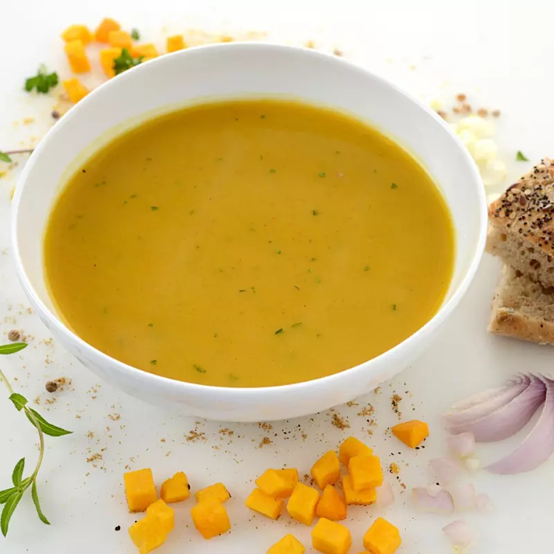 Bowl of Moroccan Spiced Pumpkin Soup