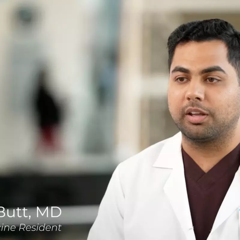 Burhan Butt, MD's testimonial video thumbnail.