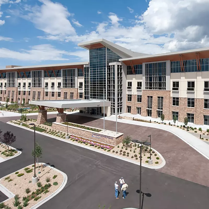 Exterior of AdventHealth Castle Rock.