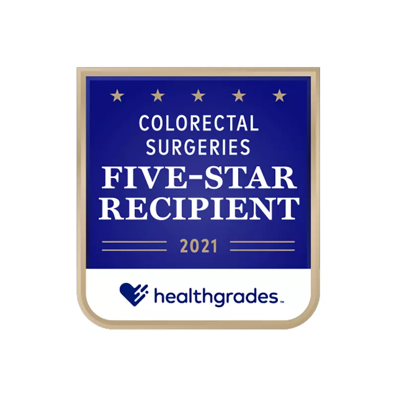 AdventHealth is a five-star recipient of colorectal surgeries