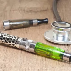ecigarette and stethoscope