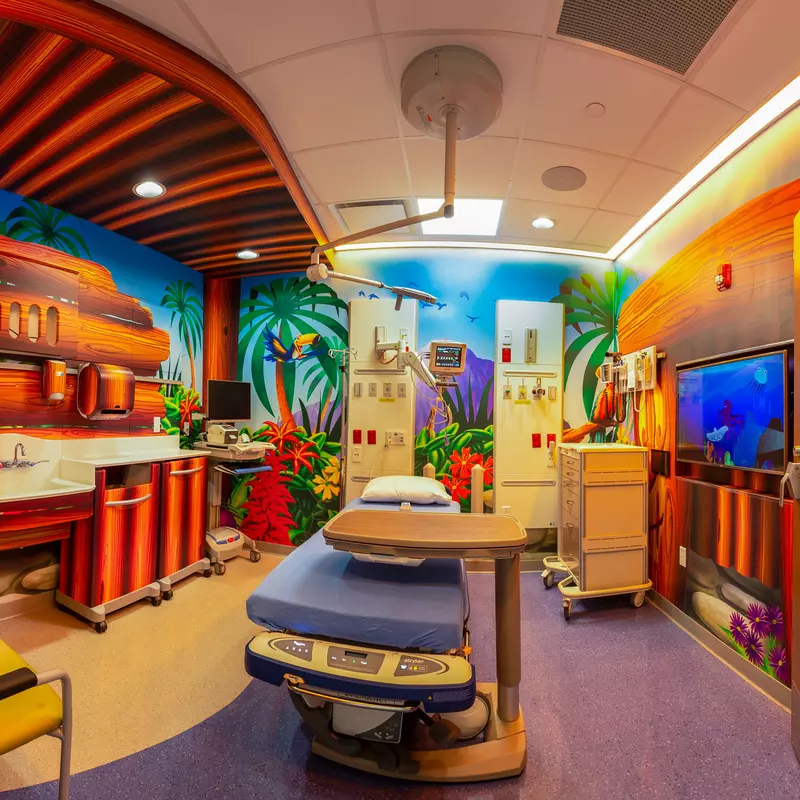 An childrens' emergency room at AdventHealth Carrollwood