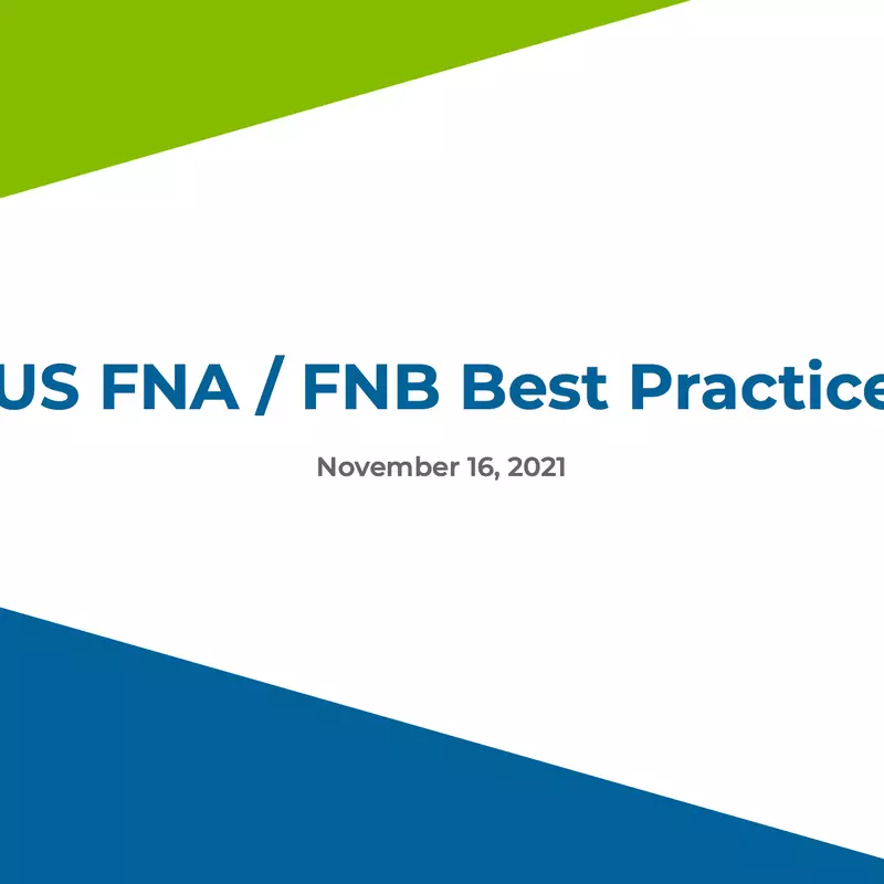 EUS FNA / FNB Best Practices