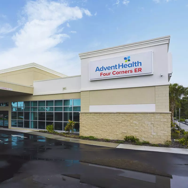 A photo of the front of AdventHealth Four Corners ER