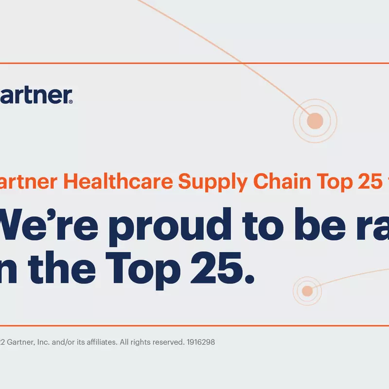 The work being done by AdventHealth's supply chain teams garnered the No. 6 spot in the Gartner Healthcare Supply Chain Top 25 for 2022.