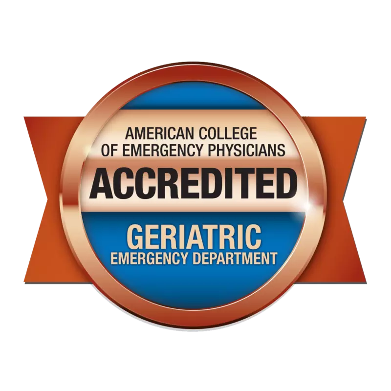 American College of Emergency Physicians Accredited Geriatric Emergency Department Bronze Award
