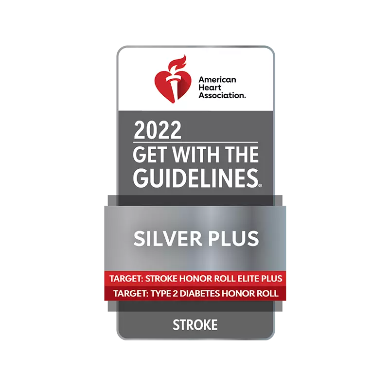 get with the guidelines silver plus award seal