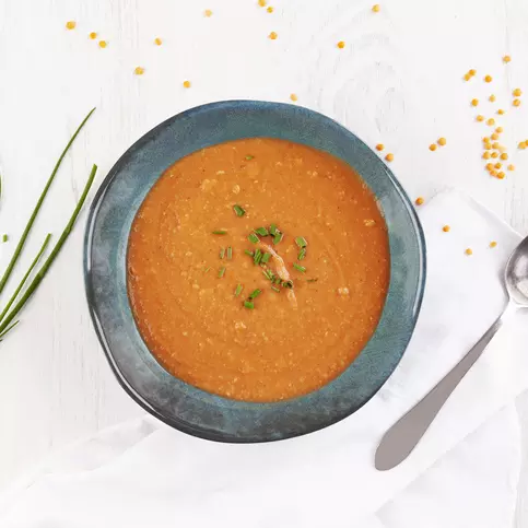 Curried Red Lentil Soup 