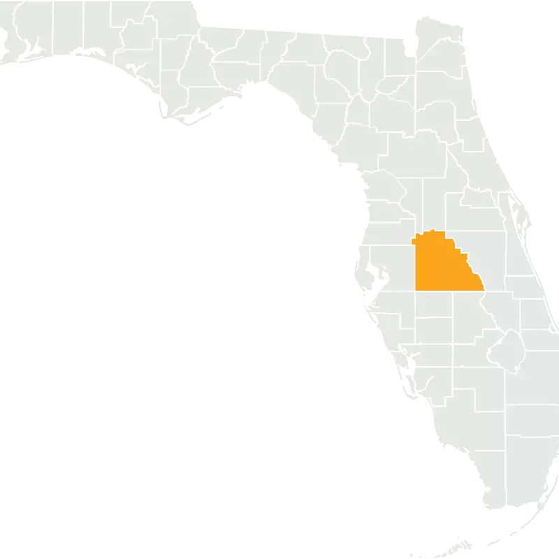 A Map of Lakeland, Florida