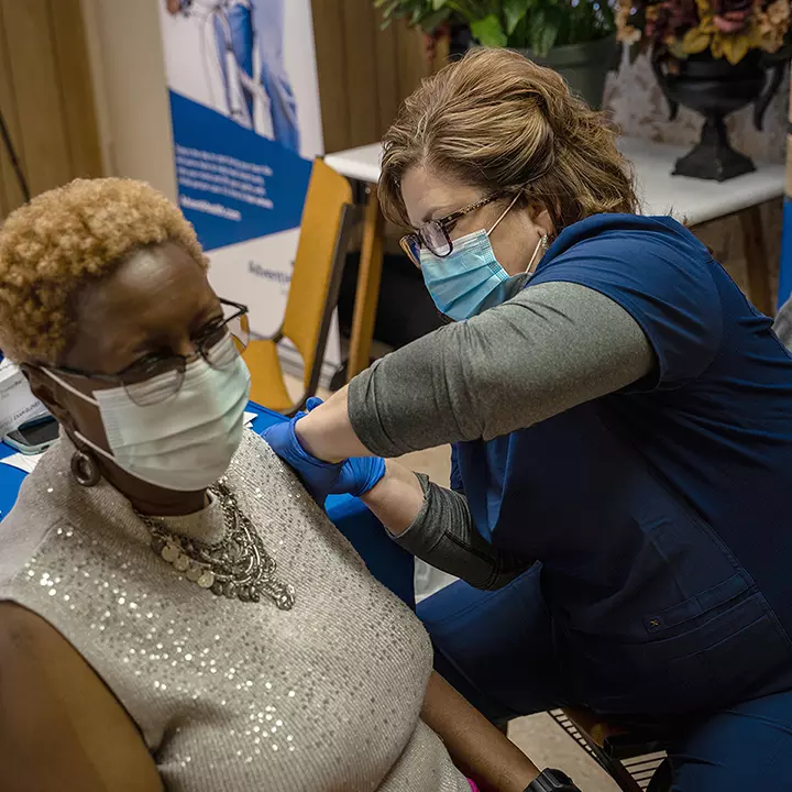 AdventHealth Hendersonville Provides COVID-19 Vaccines to Members of Historic African American Church on Martin Luther King, Jr. Day