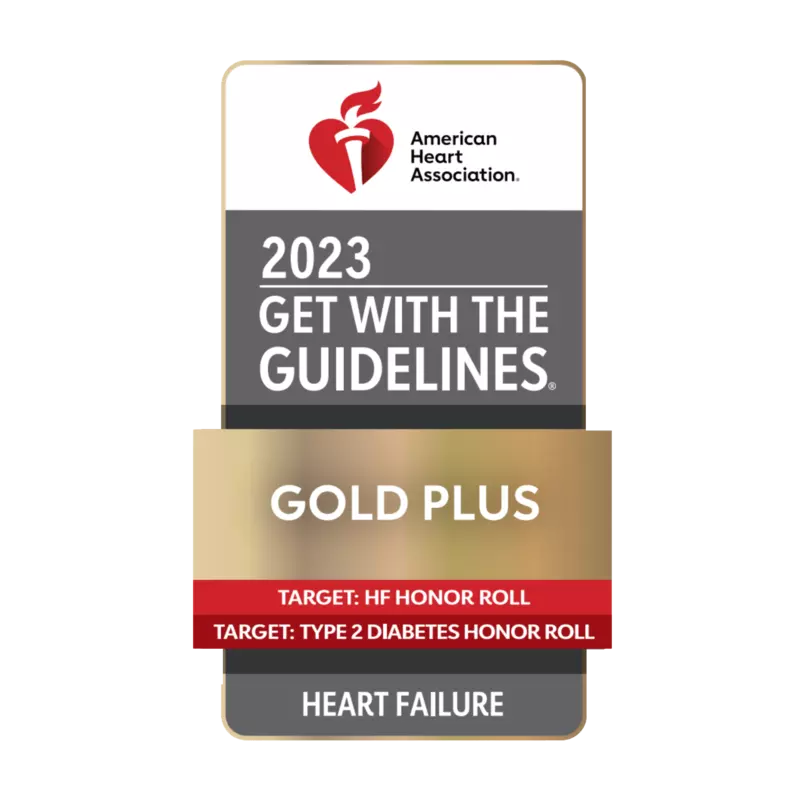 2023 Get With The Guidelines® - Heart Failure GOLD PLUS Awward