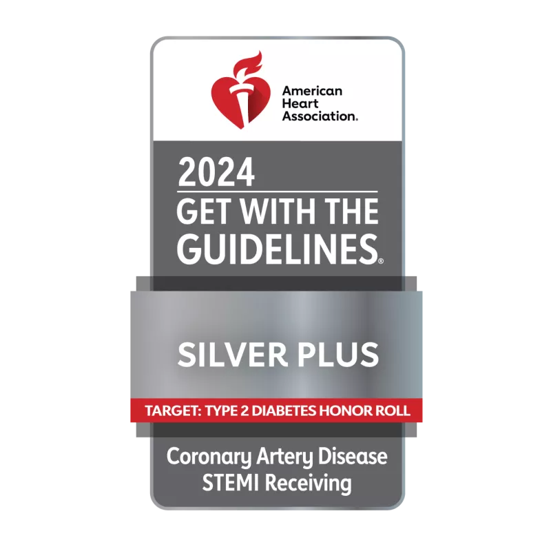 Get With The Guidelines Coronary Artery Disease STEMI Receiving Silver Plus