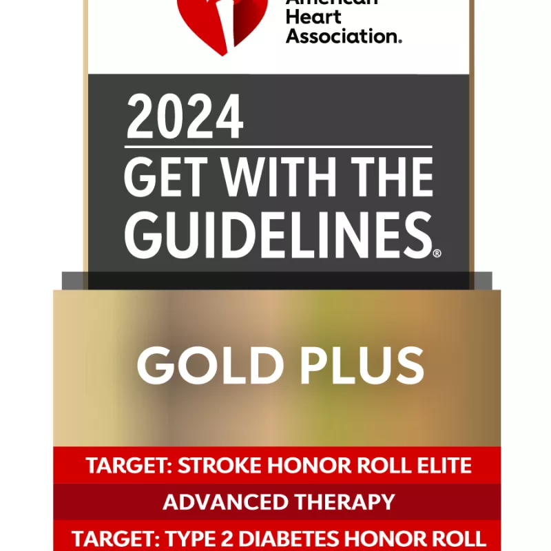 Get with the Guidelines Gold Plus Award logo