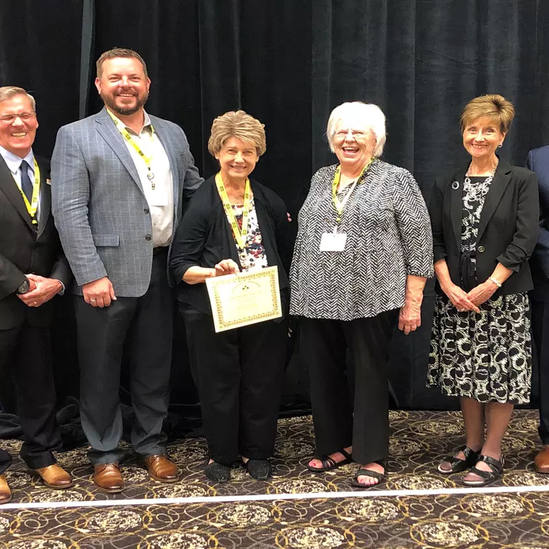 AdventHealth Ottawa Administration and Auxiliary receiving the Gold Award of Excellence
