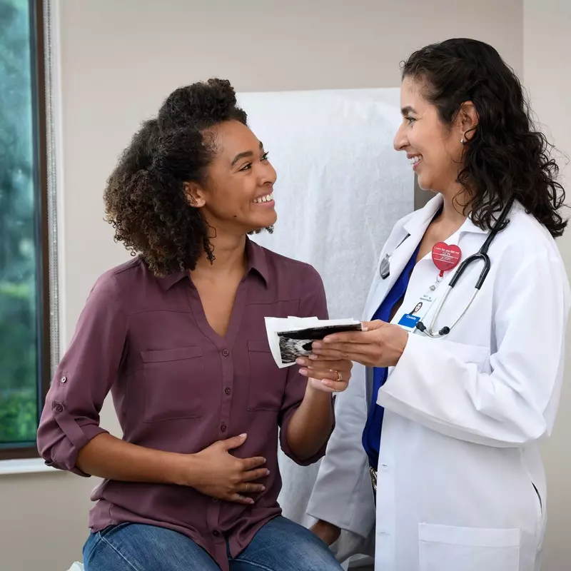 A Patient Speaks to Her Doctor About a Sonogram