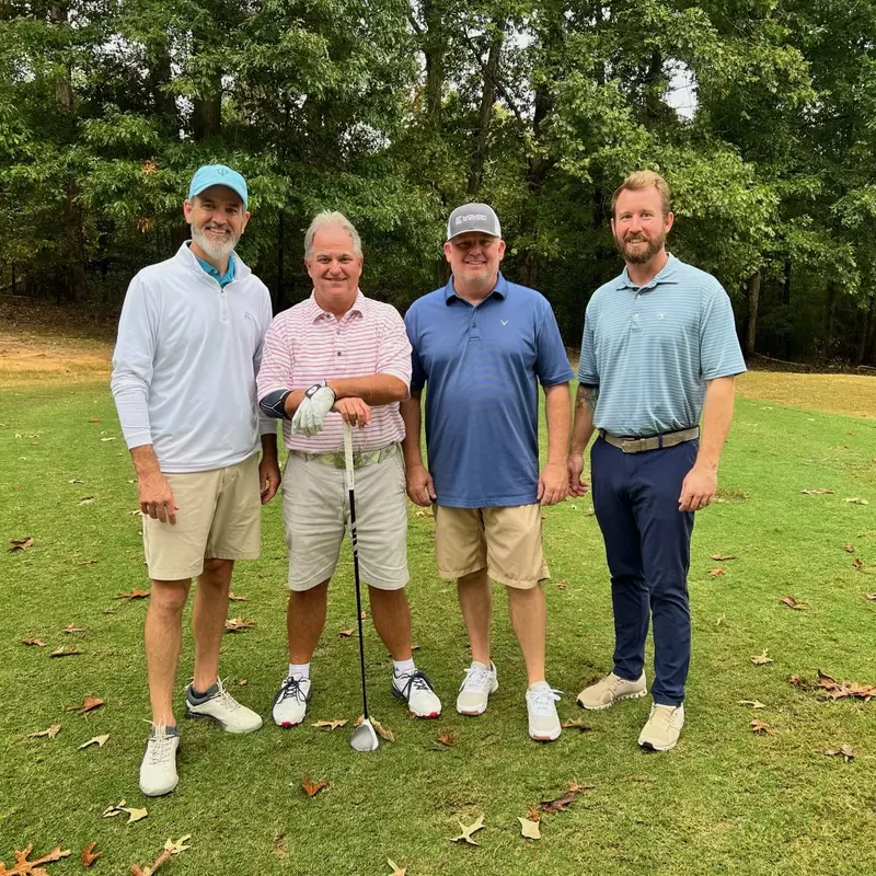 Momon Construction was one of two title sponsors for the Foundation Golf Tournament. Matt Hibberts, Clint Woodall, Mason Mashburn and Russ Edwards played for the Momon team.