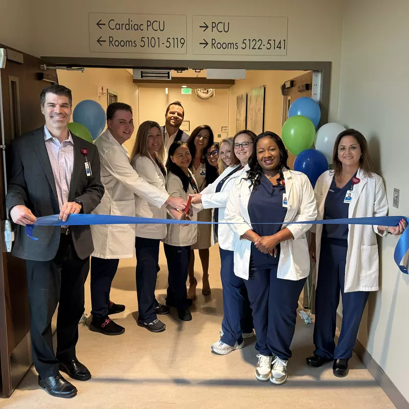 Ribbon cutting at AdventHealth Apopka's new patient floor